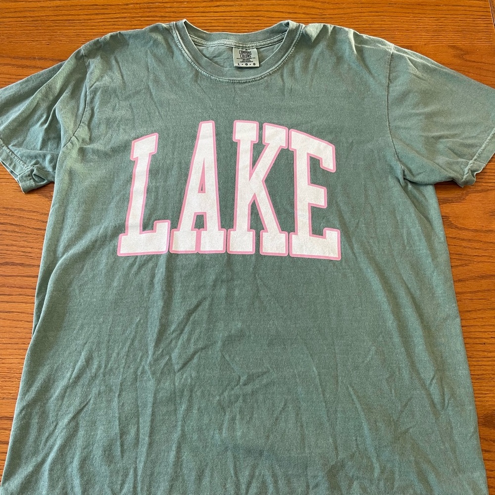 Comfort Colors Green LAKE Short Sleeve Tee